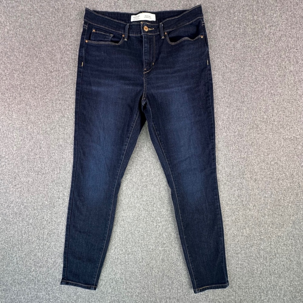 Signature by Levi Strauss Jeans Womens 10M Mid Rise Skinny Dark Wash Indigo